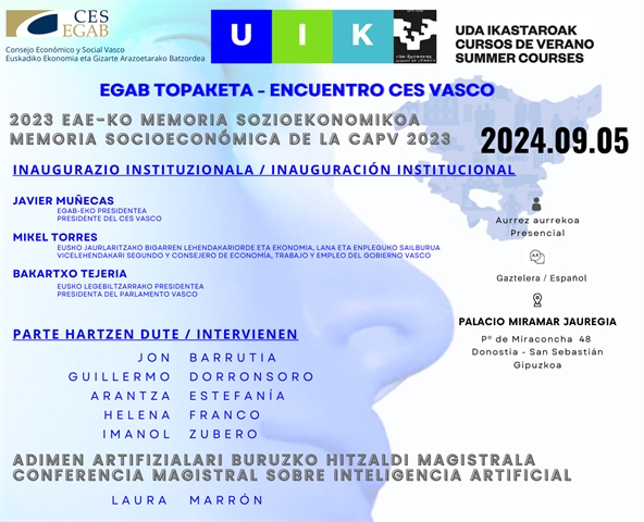 Curso de verano de la UPV /EHU